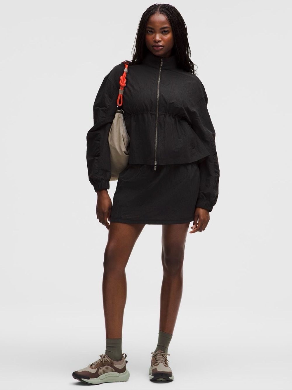 Lululemon Crinkle Nylon Cinchable Jacket Black Size Small NWT - Picture 8 of 8